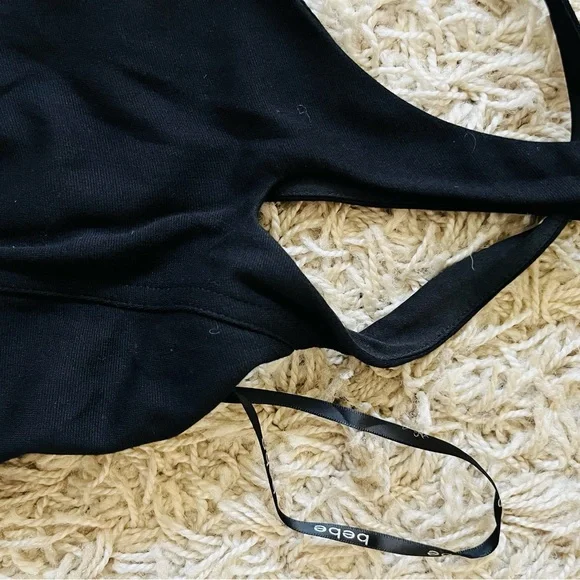 Bebe mini dress black/grey- See pictures for size. - Picture 9 of 10